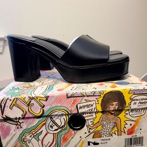Jeffrey Campbell Black Platform Sandals